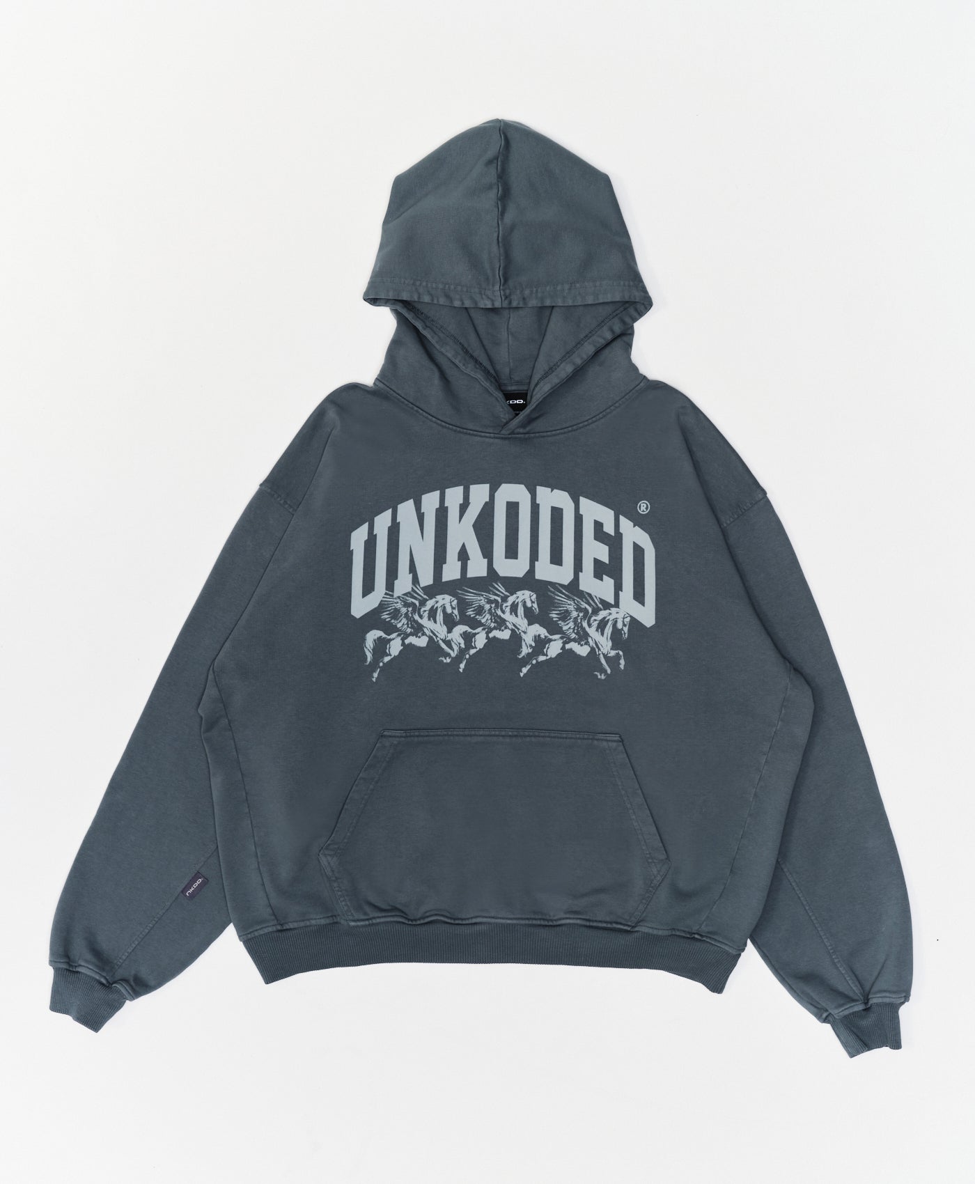 GREY PEGASUS HOODIE