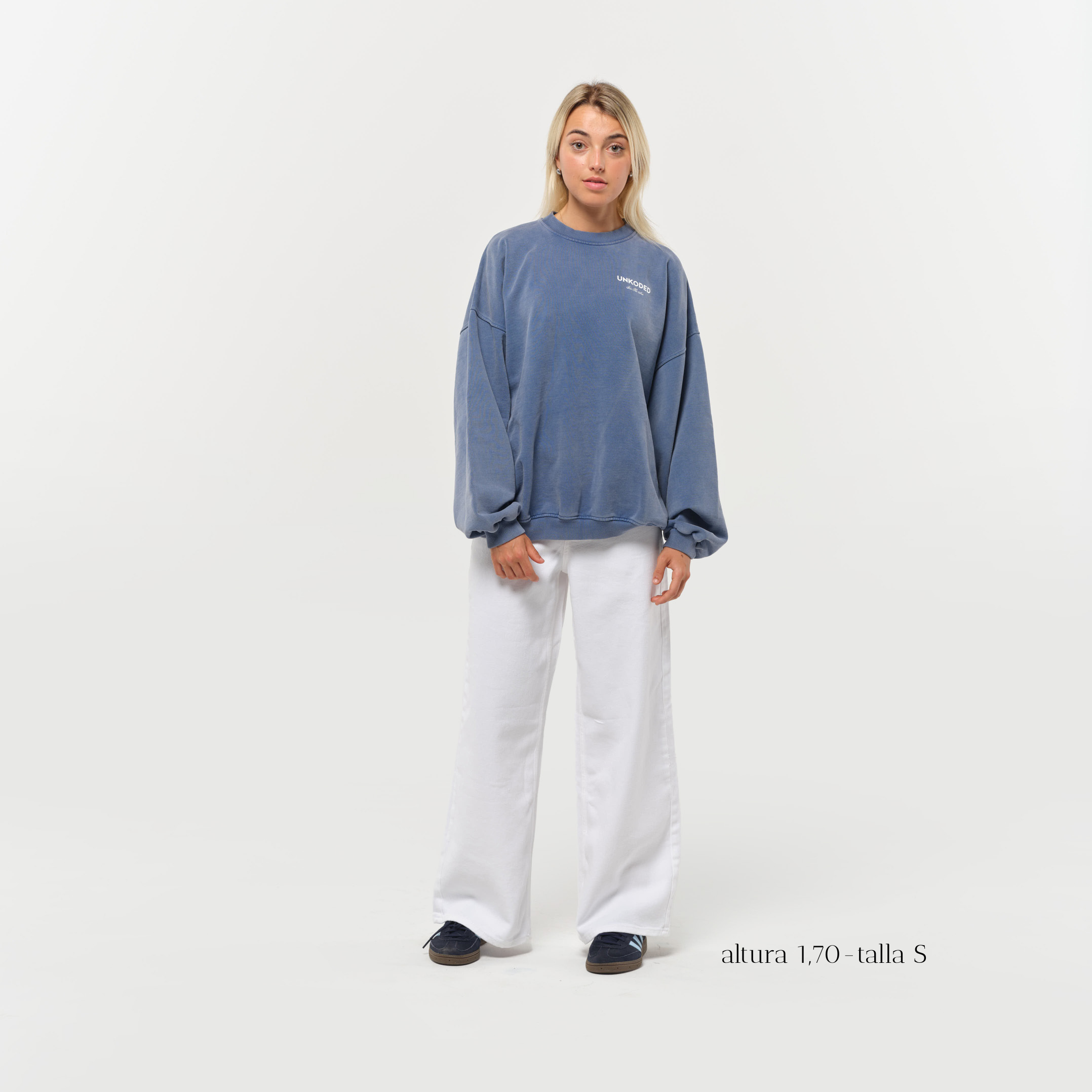 SILENT CORE CREWNECK - WASHED SKY